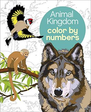 portada Animal Kingdom Color by Numbers: 11 (Arcturus Color by Numbers Collection) (in English)