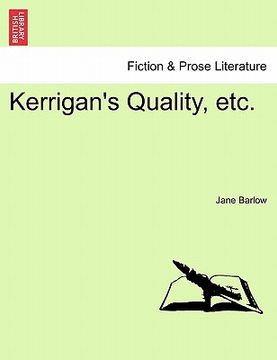 portada kerrigan's quality, etc. (en Inglés)