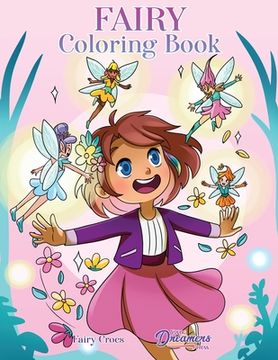 portada Fairy Coloring Book: For Kids Ages 6-8, 9-12