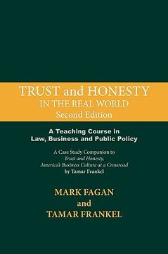 portada trust and honesty in the real world (in English)