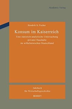portada Konsum im Kaiserreich (in German)