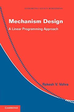 portada Mechanism Design Paperback (Econometric Society Monographs) (en Inglés)