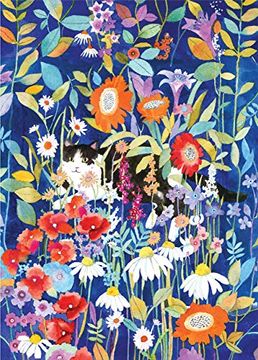 portada Puzzle Garden cat (in English)