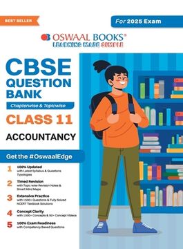 portada Oswaal CBSE Question Bank Class 11 Accountancy, Chapterwise and Topicwise Solved Papers For 2025 Exams (en Inglés)