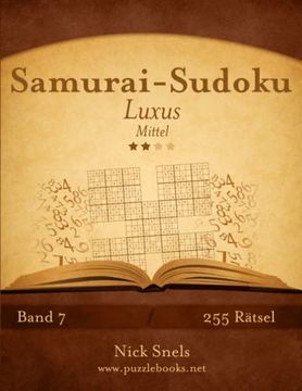 portada Samurai-Sudoku Luxus - Mittel - Band 7 - 255 Rätsel (en Alemán)