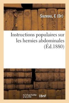 portada Instructions Populaires Sur Les Hernies Abdominales (in French)