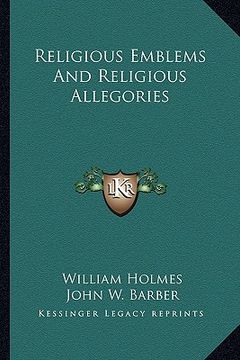 portada religious emblems and religious allegories (en Inglés)