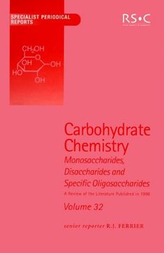 portada Carbohydrate Chemistry: Volume 32 (en Inglés)
