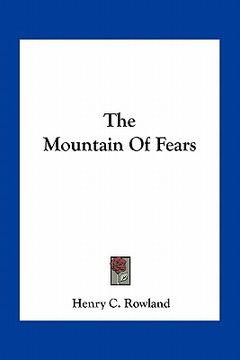 portada the mountain of fears (en Inglés)