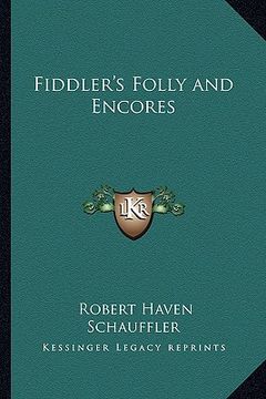 portada fiddler's folly and encores (en Inglés)