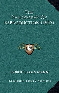 portada the philosophy of reproduction (1855) (in English)