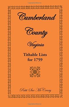portada Cumberland County, Virginia Tithable Lists for 1759