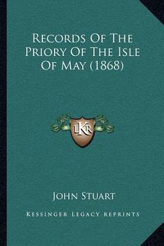 portada records of the priory of the isle of may (1868) (en Inglés)