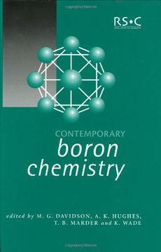 portada Contemporary Boron Chemistry (Special Publications) (en Inglés)
