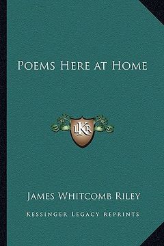 portada poems here at home (en Inglés)