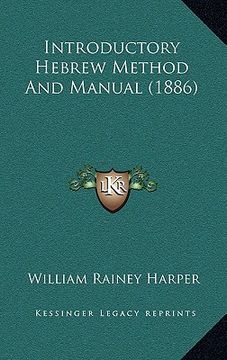 portada introductory hebrew method and manual (1886) (en Inglés)