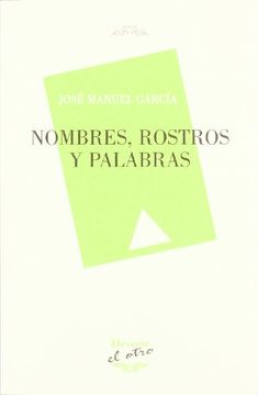 portada Nombres, rostros y palabras (El Otro (devenir))