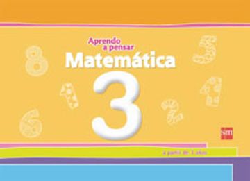 portada Cuaderno Matemática 3 Años (Aprendo a Pensar) (Sm)