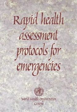 portada rapid health assessment protocols for emergencies (en Inglés)