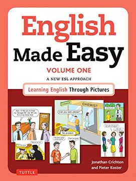 portada English Made Easy Volume One: British Edition: A new esl Approach: Learning English Through Pictures (en Inglés)