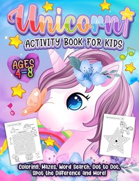 portada Unicorn Activity Book (in English)