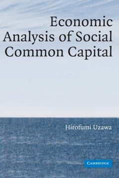 portada Economic Analysis of Social Common Capital (in English)