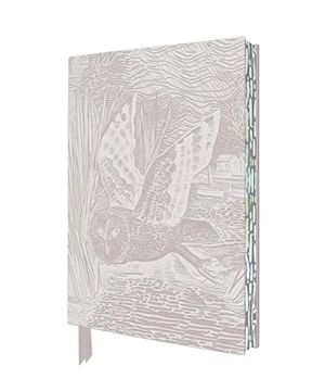 portada Angela Harding: Marsh owl Artisan art Notebook (Flame Tree Journals) (Artisan art Notebooks) 