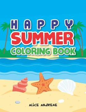 portada Summer Coloring Book: coloring and activity books for kids ages 4-8 (en Inglés)