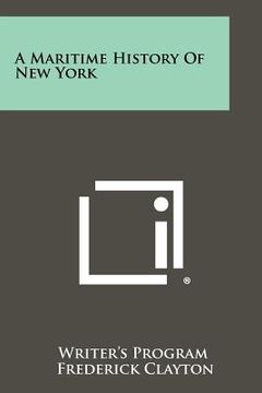 portada a maritime history of new york (en Inglés)