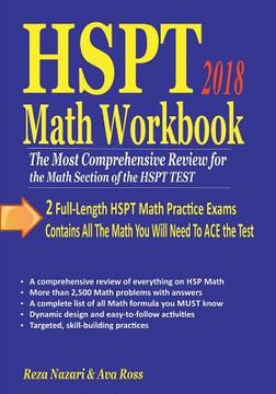 portada HSPT Math Workbook 2018: The Most Comprehensive Review for the Math Section of the HSPT TEST 