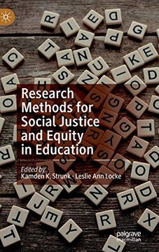 portada Research Methods for Social Justice and Equity in Education (in English)