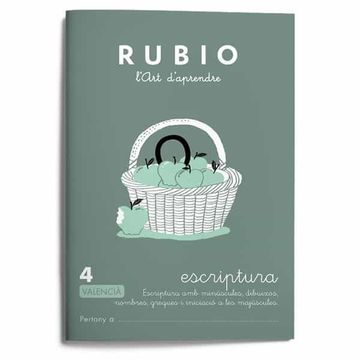 portada Escriptura Rubio 4 (Valencià) (Escriptura Rubio (Valencià)) (libro en Valenciano)