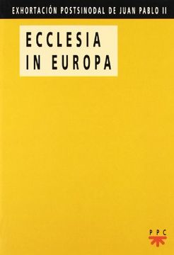 portada Ecclesia In Europa. Ppc