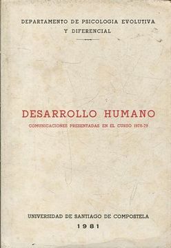 portada DESARROLLO HUMANO. COMUNICACIONES PRESENTADAS EN EL CURSO 1978-79.