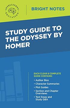 portada Study Guide to the Odyssey by Homer (Bright Notes) (in English)