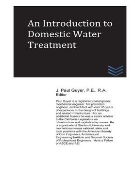 portada An Introduction to Domestic Water Treatment (en Inglés)