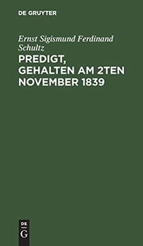 portada Predigt, Gehalten am 2Ten November 1839 (en Alemán)