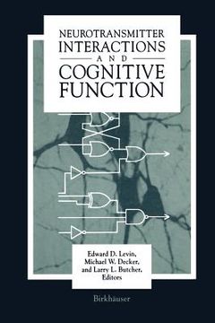 portada Neurotransmitter Interactions and Cognitive Function (en Inglés)