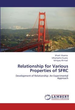 portada Relationship for Various Properties of Sfrc (en Inglés)