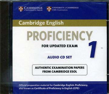 portada Cambridge English Proficiency 1 for Updated Exam Audio cds (2): Authentic Examination Papers From Cambridge Esol (Cpe Practice Tests) () (en Inglés)