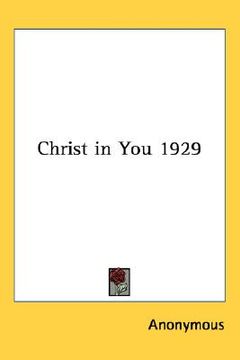 portada christ in you 1929 (in English)