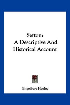 portada sefton: a descriptive and historical account
