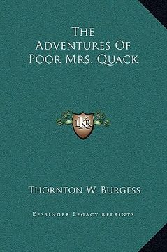 portada the adventures of poor mrs. quack