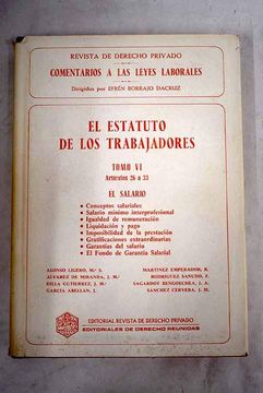 portada Comentarios a las leyes laborales: El estatuto de los trabajadores (Spanish Edition)