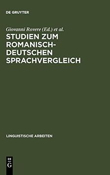 portada Studien zum Romanisch-Deutschen Sprachvergleich (en Alemán)