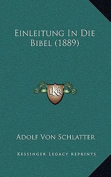 portada Einleitung In Die Bibel (1889) (en Alemán)