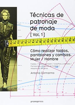 portada Tecnicas de Patronaje de Moda. Vol 1 (in Spanish)