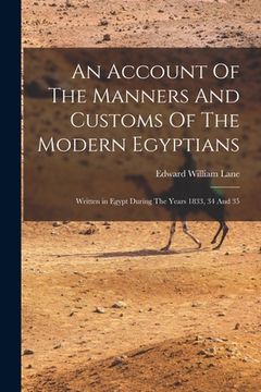 portada An Account Of The Manners And Customs Of The Modern Egyptians
