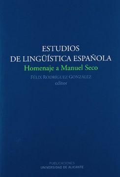 portada Estudios de Lingüística Española: Homenaje a Manuel Seco (in Spanish)