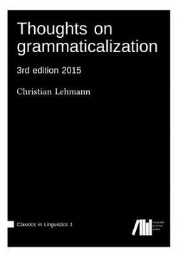 portada Thoughts on grammaticalization (in English)